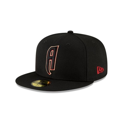 Arizona Diamondbacks Gorra | New Era MLB Ligature 59fifty Fitted Cap Mexico - Negros